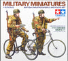 Tamiya 1/35 Military Miniatures British paratroopers & Bicycles Set Kit