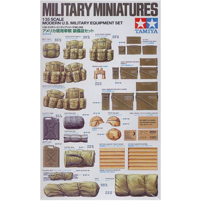 Tamiya 1/35 Modern U.S. Military Equipment Set Kit