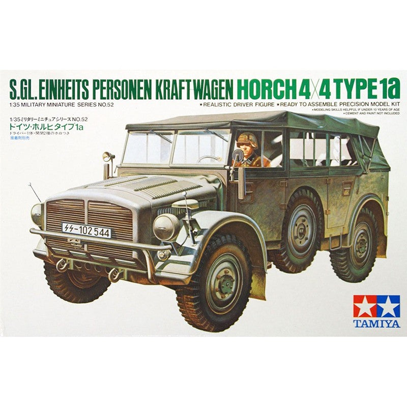 Tamiya 1/35 S.GL. Einheits Personen Kraft Wagen Horch 4×4 Type 1a Kit
