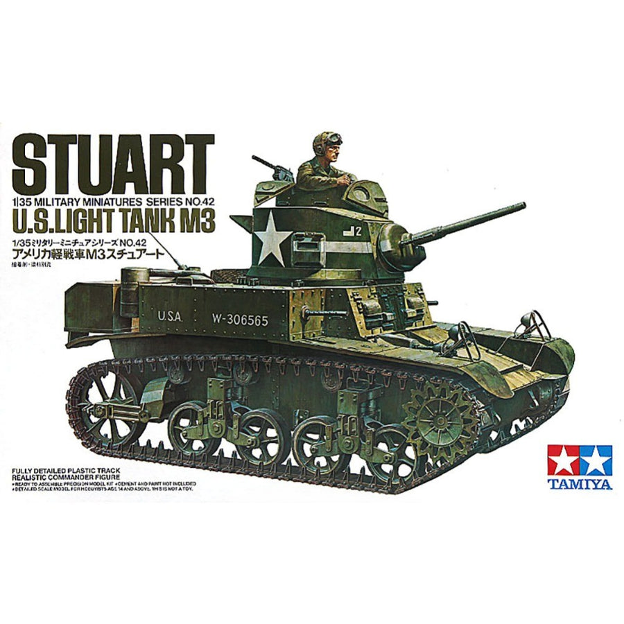 Tamiya 1/35 Stuart U.S. Light Tank M3