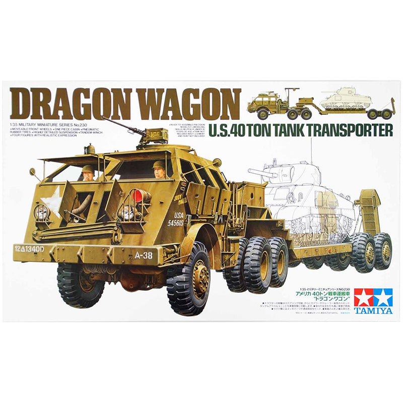 Tamiya 1/35 U.S. 40 Ton Tank Transporter "Dragon Wagon" Kit