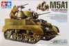 Tamiya 1/35 U.S. Light Tank M5A1 (w/4 figures) Kit TA-35313