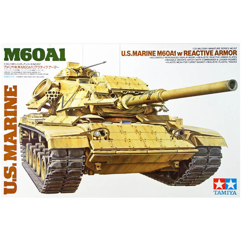 Tamiya 1/35 U.S. Marine M60A1 w/Reactive Armor Kit