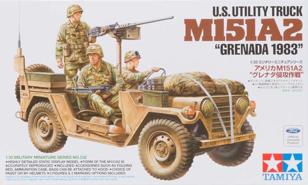 Tamiya 1/35 U.S. Utility Truck M151A2 "Grenada 1983" Kit TA-35332