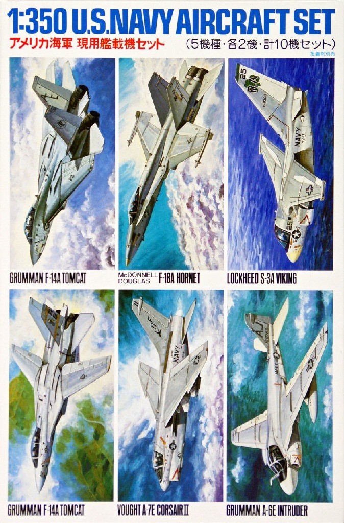 Tamiya 1/350 U.S. Navy Aircraft Set Kit TA-78006