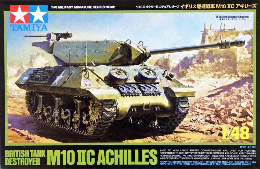 Tamiya 1/48 British Tank Destroyer M10 IIC Achilles Kit TA-32582
