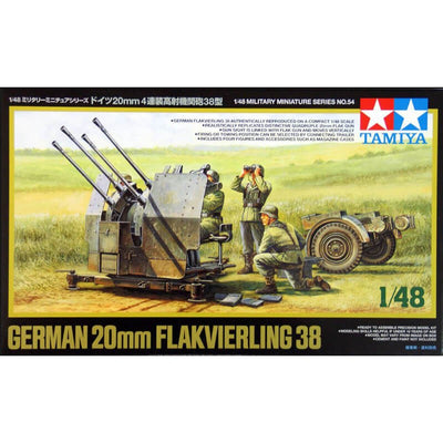 Tamiya 1/48 German 20mm Flakvierling 38 Kit