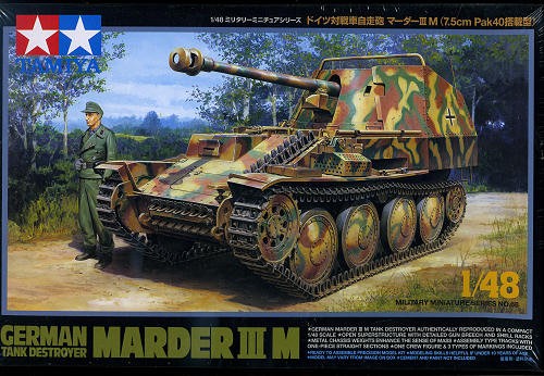 Tamiya 1/48 German Tank Destroyer Marder III M Kit TA-32568