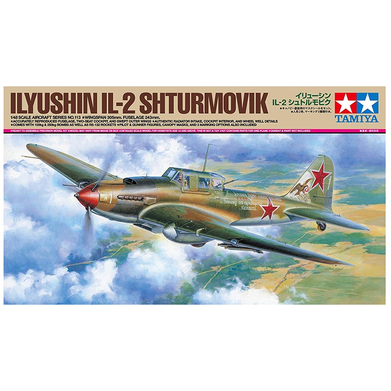 Tamiya 1/48 Ilyushin IL-2 Shturmovik Kit