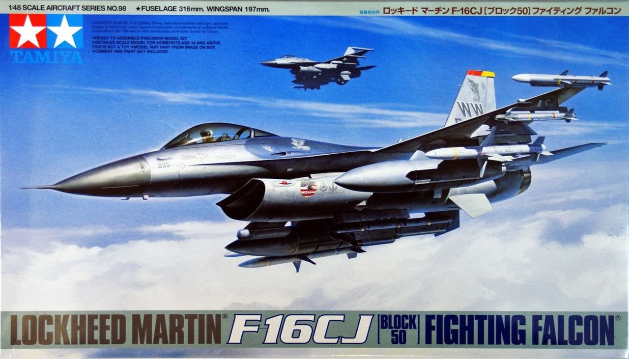 Tamiya 1/48 Lockheed Martin F-16 CJ Block 50 Fighting Falcon