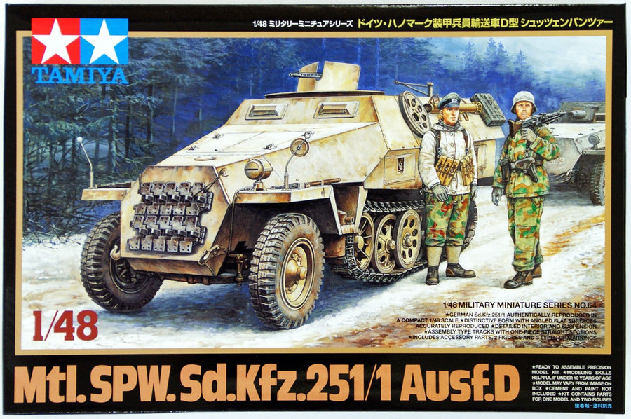 Tamiya 1/48 Mtl.SPW.Sd.kfz 251/1 Ausf.D Kit TA-32564