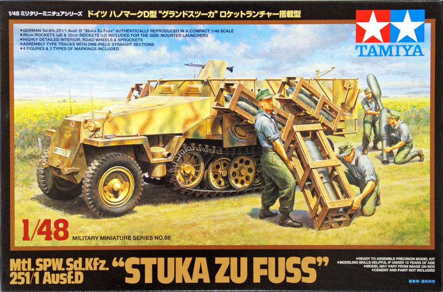 Tamiya 1/48 Mtl.SPW.Sd.kfz 251/1 Ausf.D "Stuka Zu Fuss" Kit TA-32566