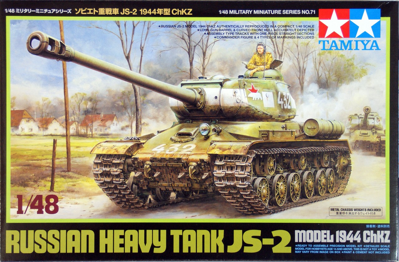 Tamiya 1/48 Russian Heavy Tank JS-2 1944 Kit TA-32571