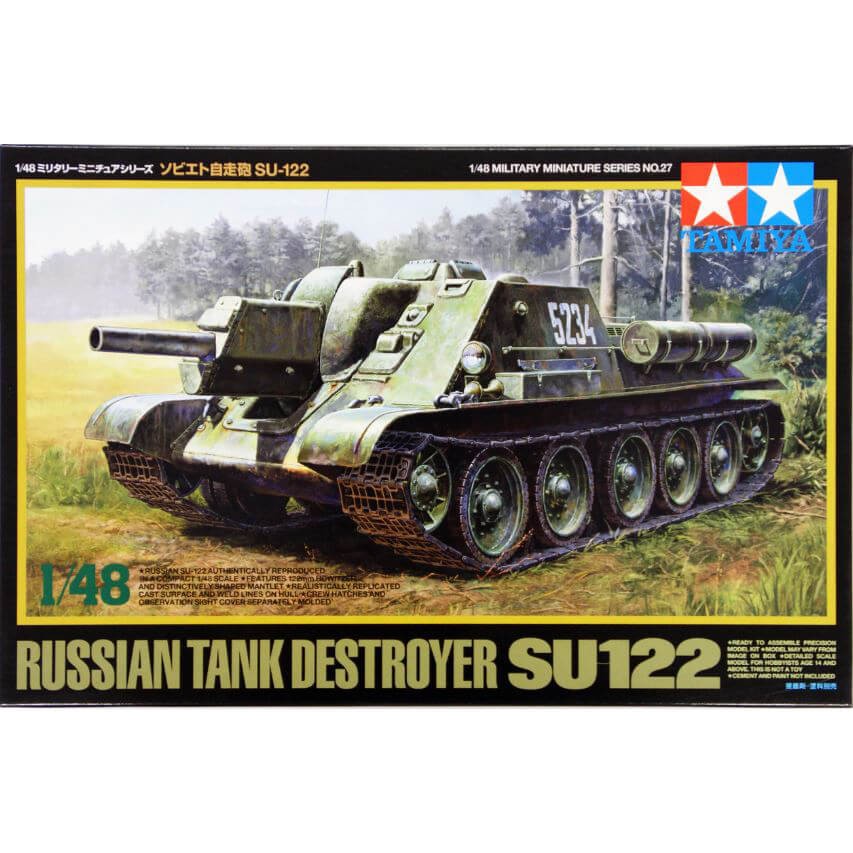 Tamiya 1/48 Russian Tank Destroyer SU122 Kit