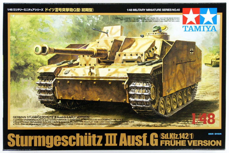 Tamiya 1/48 Sturmgeschuetz III Auf.G Early Version Kit TA-32540