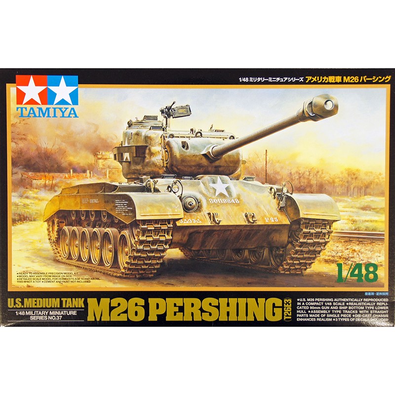 Tamiya 1/48 U.S. Medium Tank M26 Pershing (T26E3) Kit