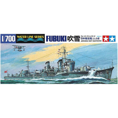 Tamiya 1/700 Japanese Navy Destroyer Fubuki Kit