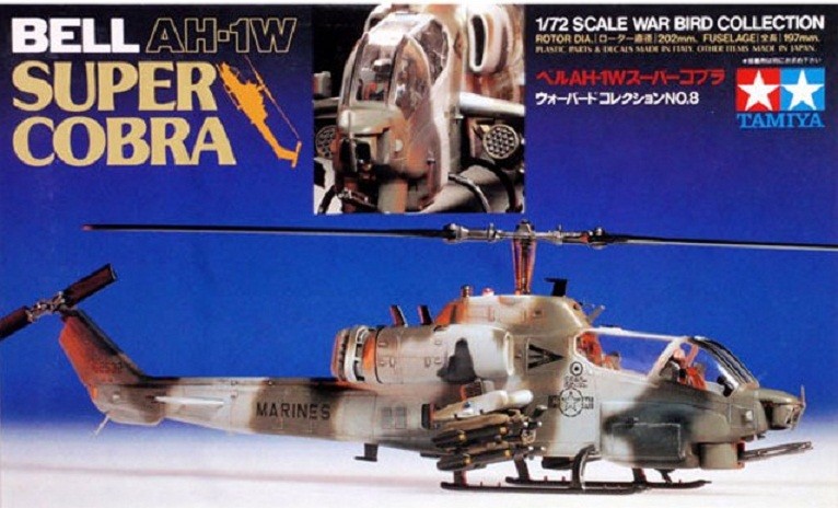 Tamiya 1/72 Bell AH-1W Super Cobra kit TA-60708