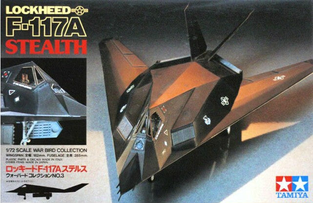 Tamiya 1/72 Lockheed F-117A Stealth Kit