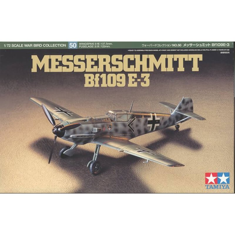Tamiya 1/72 Messerschmitt Bf109 E-3 Kit