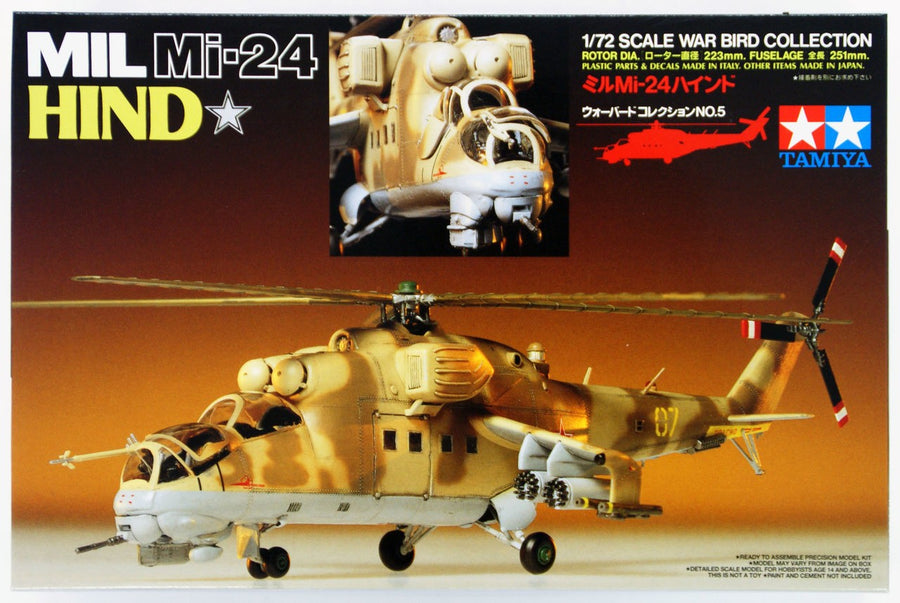 Tamiya 1/72 MIL Mi-24 HIND Kit TA-60705