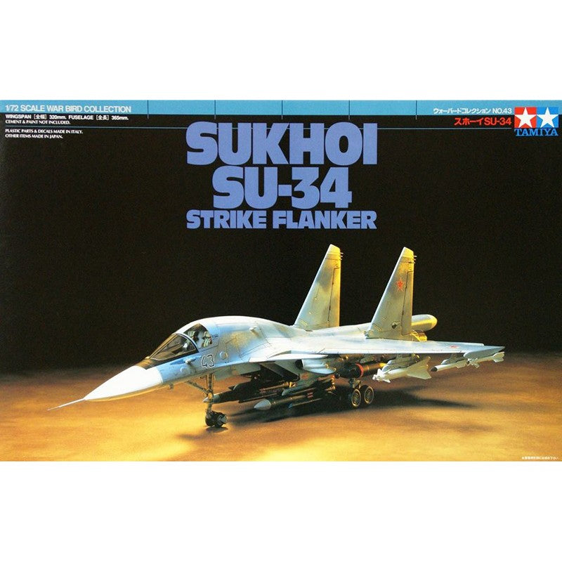 Tamiya 1/72 Sukhoi Su-34 Strike Flanker Kit