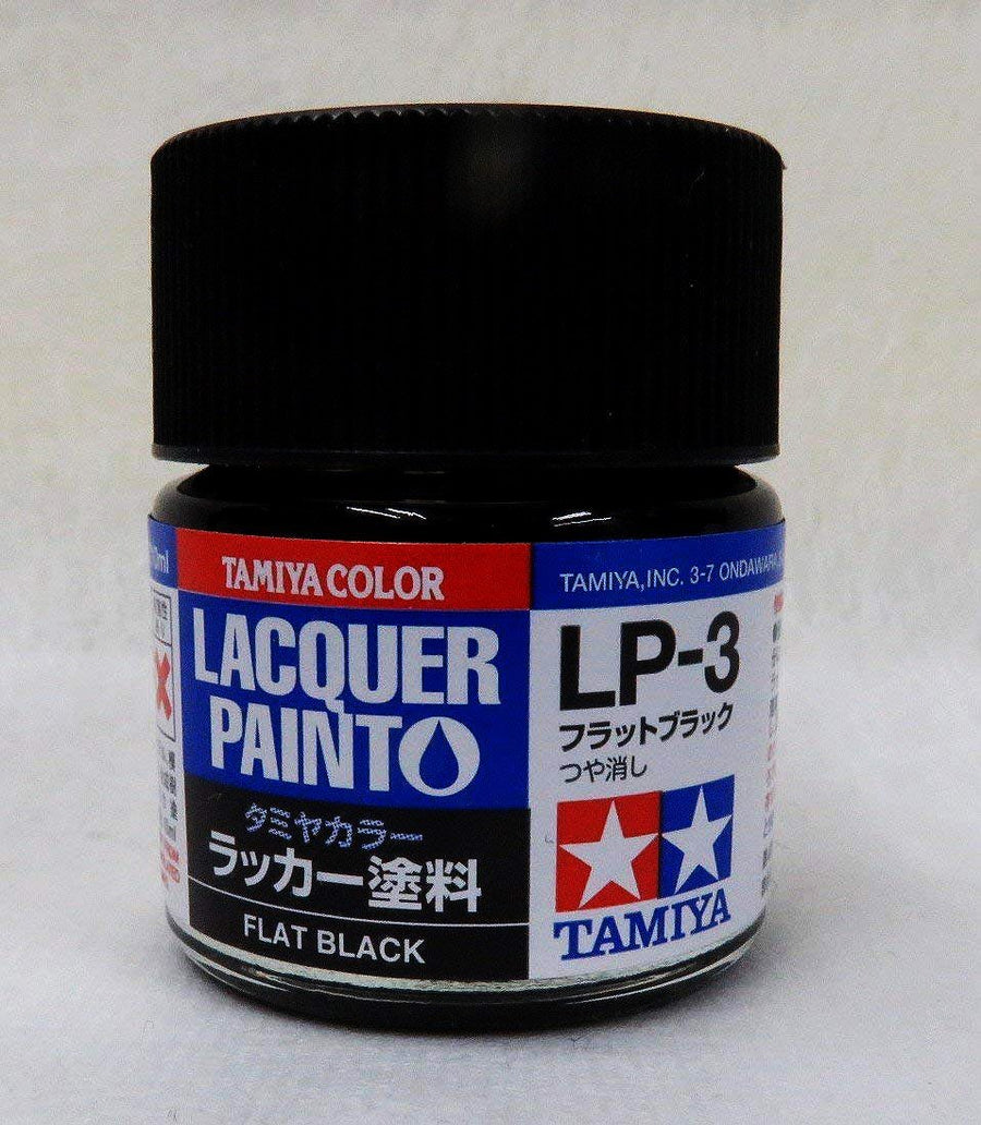 Tamiya Lacquer Paint LP-3 Flat Black