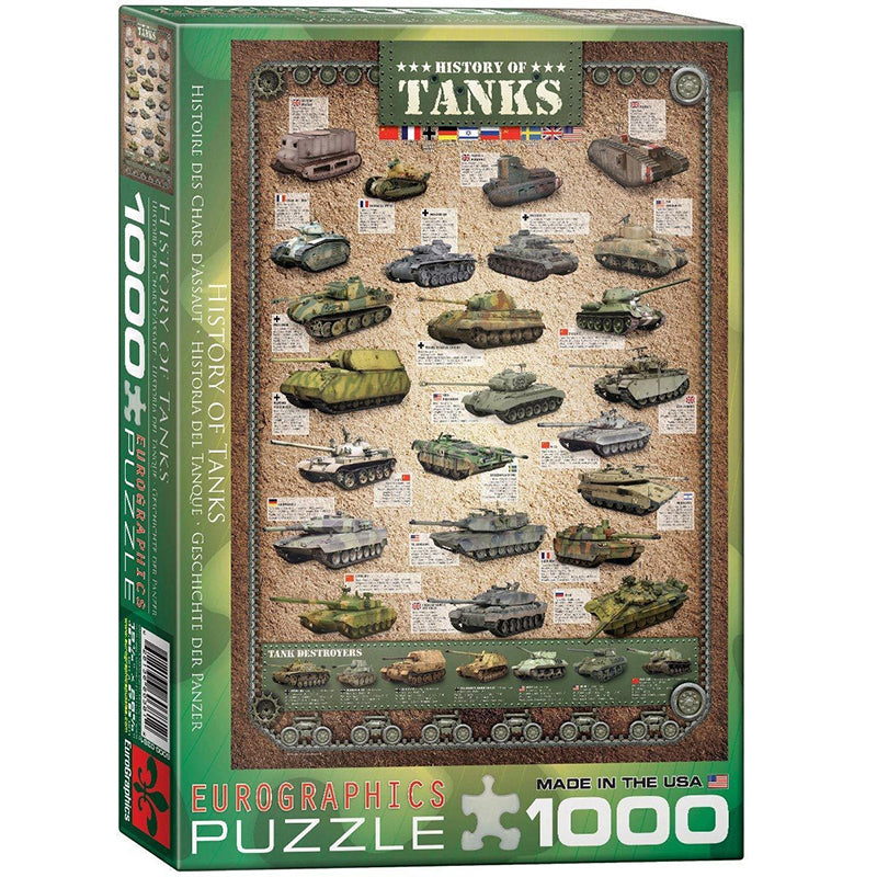 History of Tanks 1000pc Puzzle