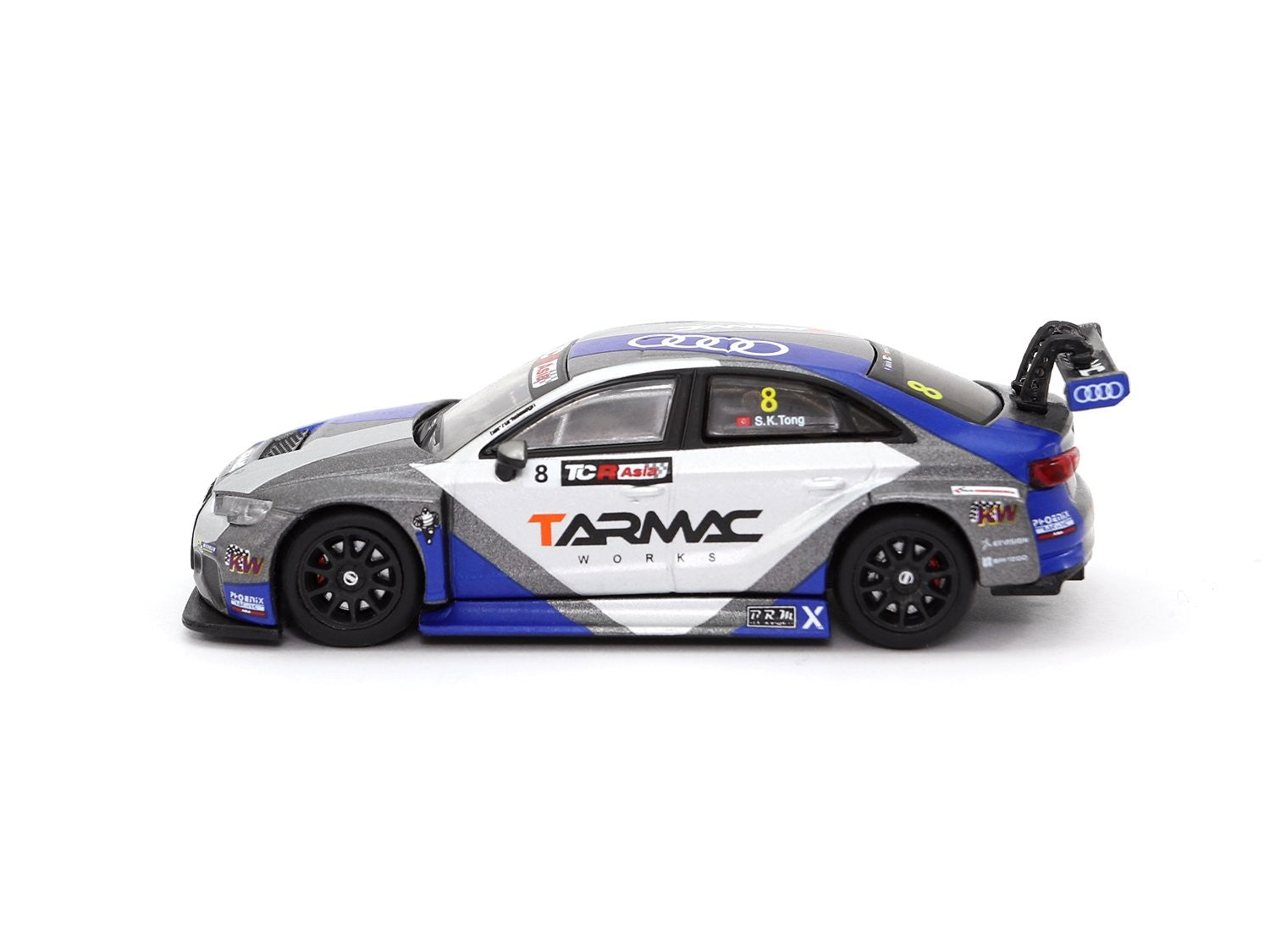 Tarmac Works 1/64 Audi RS3 LMS TRC Asia 2017