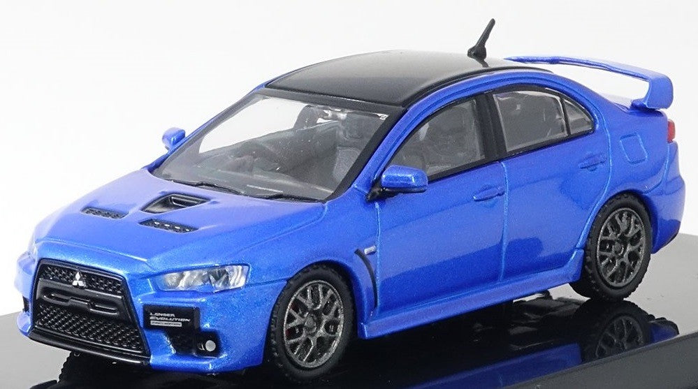 Tarmac Works 1/64 Mitsubishi Lancer Evo X Final Edition (Octane Blue)