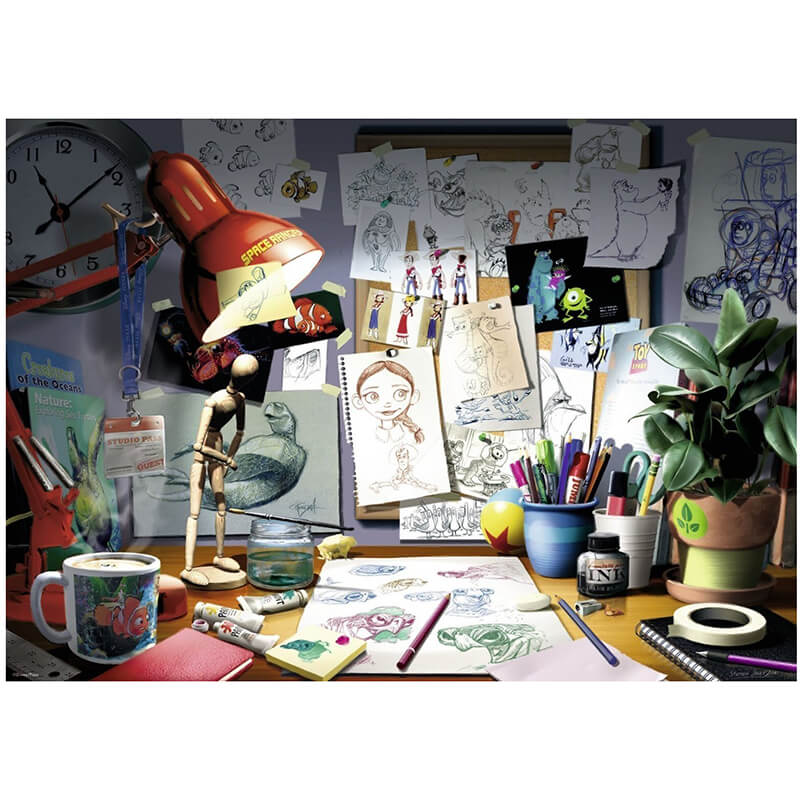 The Artist's Desk 1000pcs Puzzle