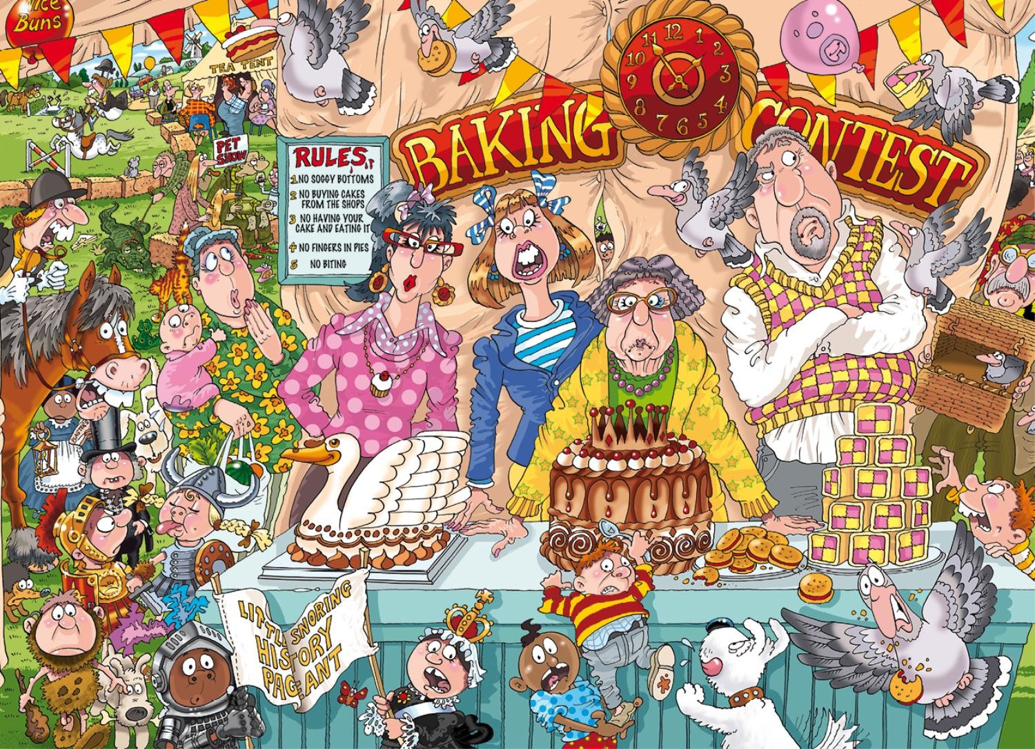 The Bake Off by James Alexander 1000 pcs Wasgij No.23 Puzzle