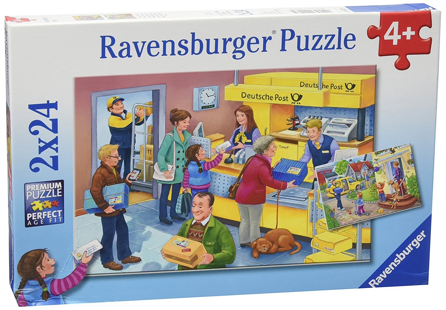The Busy Post Office by Joachim Krause 2x24pcs Puzzle