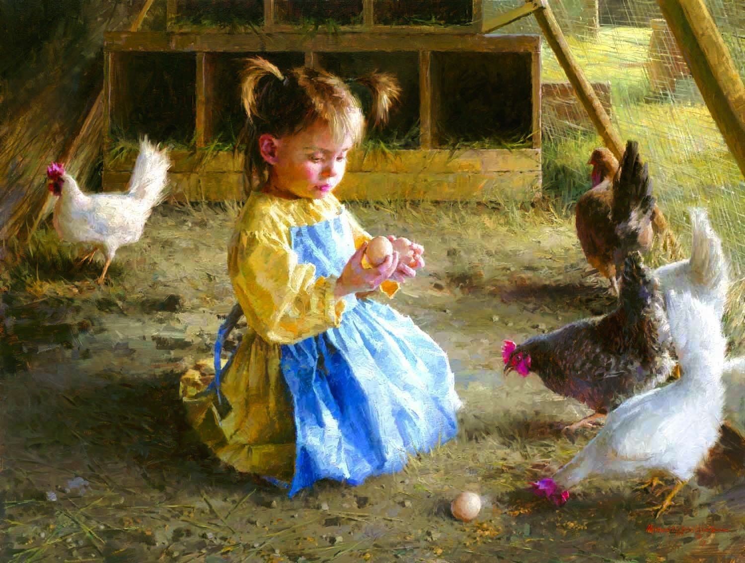 The Egg Inspector by Morgan Weistling 500pc Puzzle
