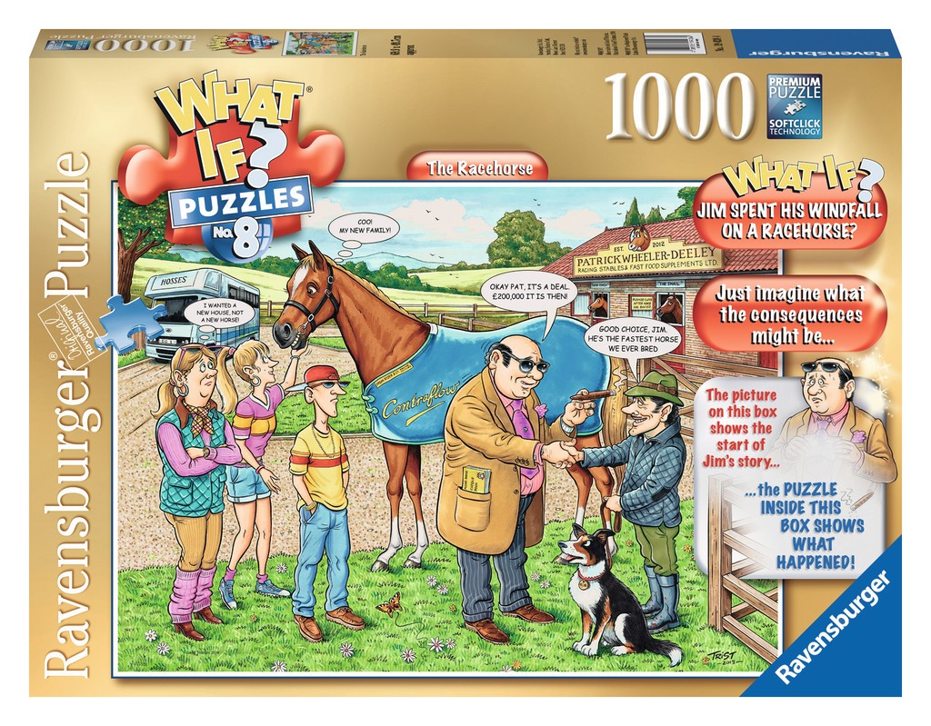 The Racehorse by Geoff Tristram 1000pcs Puzzle