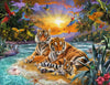 Tigers at Sunset by Jan Patrik Krasny 2000pcs Puzzle