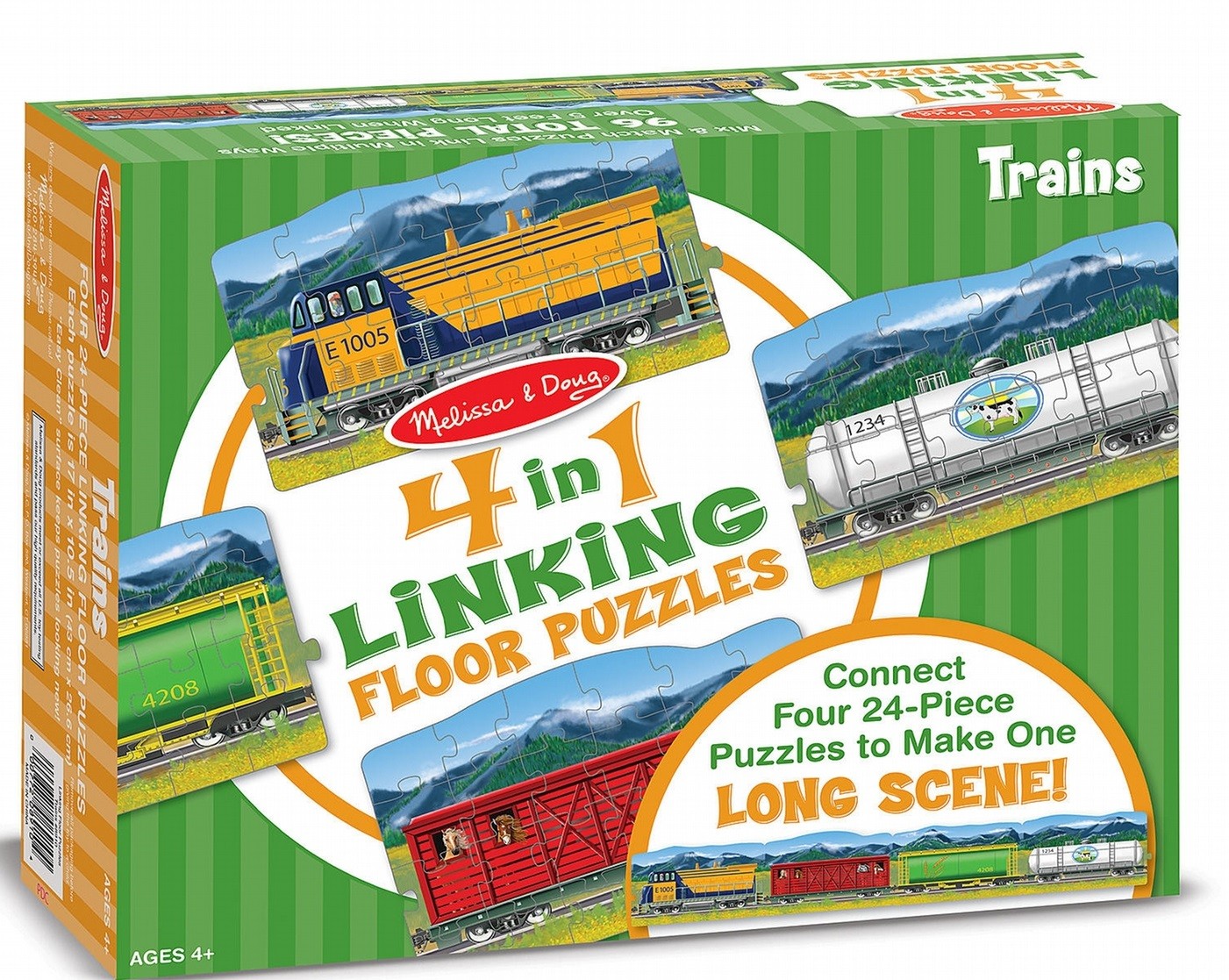 Trains 96pcs Floor Puzzle