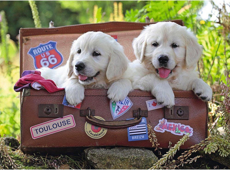 Traveling Pups 100pcs Puzzle
