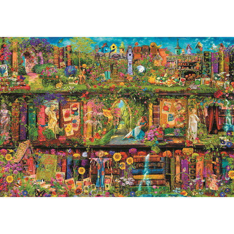 Fairy Bookcase 1500pc Puzzle