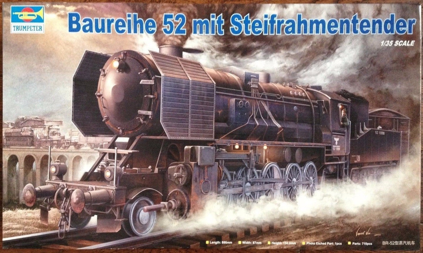 Trumpeter 1/35 Baureihe 52 mit Steifrahmentender Kit