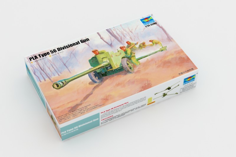 Trumpeter 1/35 Chinese Type 56 Divisional Gun Kit TR-02340