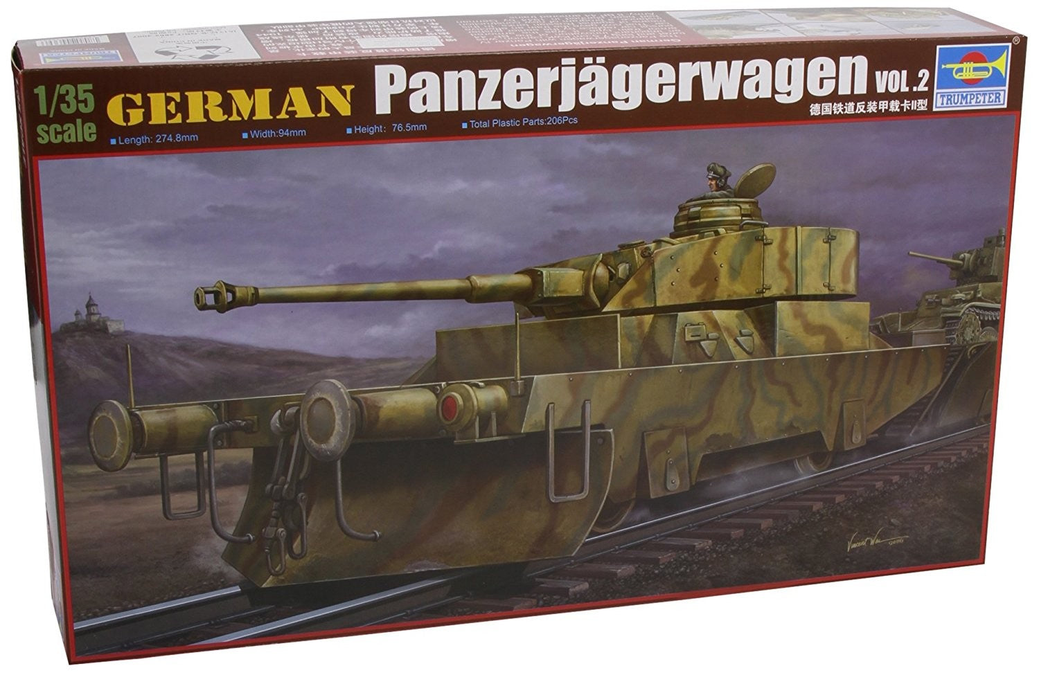Trumpeter 1/35 German Panzerjagerwagen Vol.2 Kit