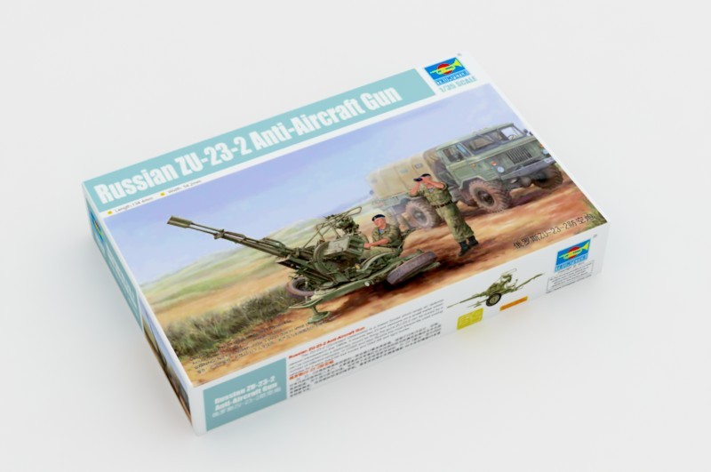 Trumpeter 1/35 Russian ZU-23-2 Anti-Aircraft Gun Kit TR-02348