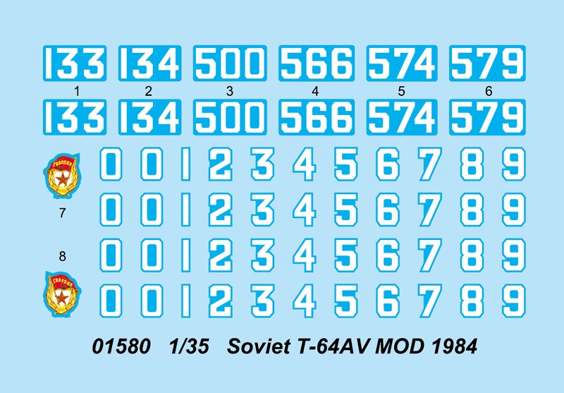 Trumpeter 1/35 Soviet T-64AV MOD 1984 Kit TR-01580