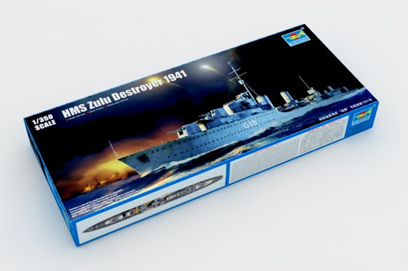 Trumpeter 1/350 HMS Zulu Destroyer 1941 Kit