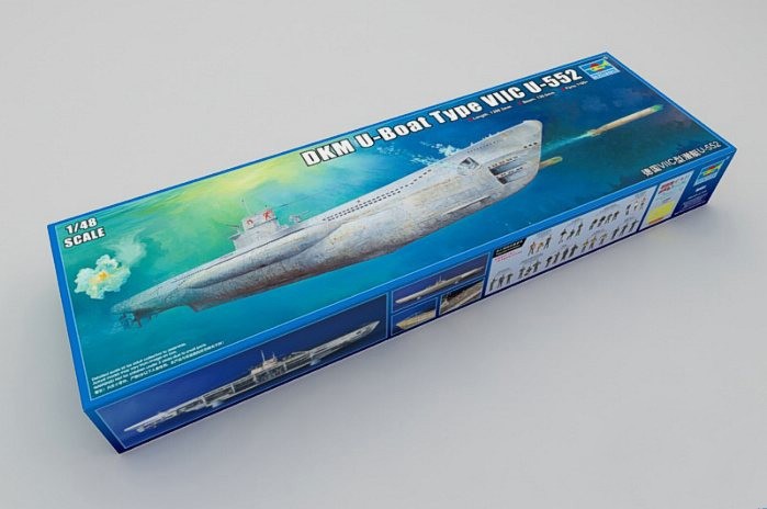 Trumpeter 1/48 DKM U-Boat Type VIIC U-552 Kit TR-06801