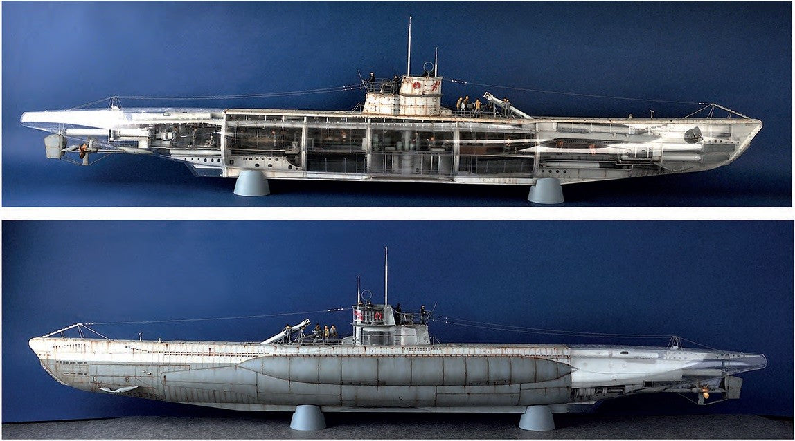 Trumpeter 1/48 DKM U-Boat Type VIIC U-552 Kit TR-06801