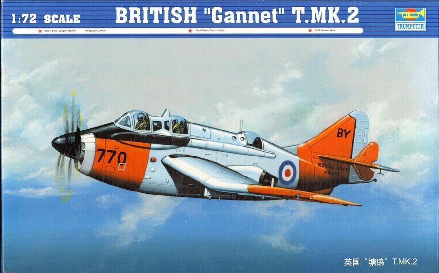 Trumpeter 1/72 British "Gannet" T.MK.2 Kit
