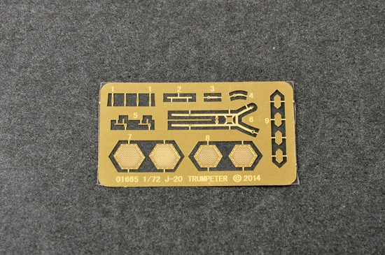 Trumpeter 1/72 Chinese J-20 Mighty Dragon (Prototype NO.2011) Kit TR-01665