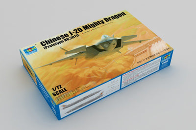 Trumpeter 1/72 Chinese J-20 Mighty Dragon (Prototype NO.2011) Kit TR-01665